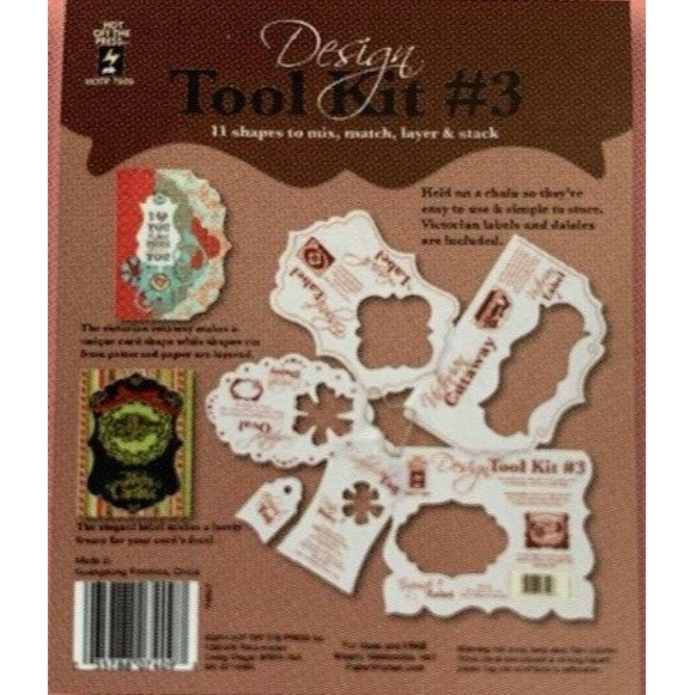 Hot Off The Press Design Tool Kit #3 template Cardmaking Design Scrapbooking